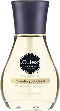 Cutex Hydrating Cuticle Oil, Formulated with Vitamin E & Sweet Almond Oil, (13.6ml) for Dry, Brittle & Rough Nails, Almond Scent, Dermatologist Tested