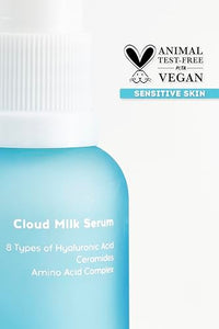 cream co. Cloud Milk Skin Repair Serum for All Skin Types, Renewing Skin Serum, Hyaluronic Acid Skin Serum, Vegan, Paraben-Free Anti Aging Serum, Soothes the Skin