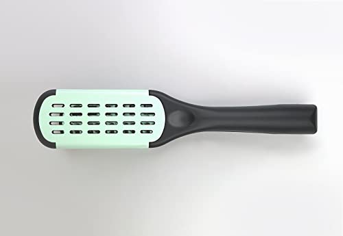 Tredoni 100% Natural Boar-Bristle Thermal Ceramic Straightening Hairbrush - Blow-Dry Clamp Hairbrush, Multicolor