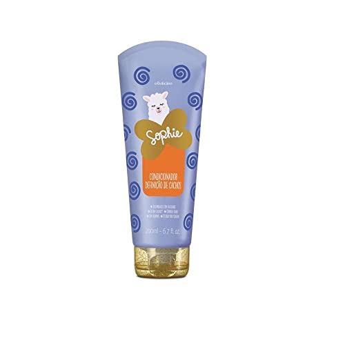 O BOTICARIO O Boticário Sophie Curly Hair Conditioner, 200ml - Conditioner for Loose Curls, Paediatrician-Tested, Tear-Free