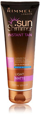 Sunshimmer Water Resistant Instant Tan Wash Off Matte - Light