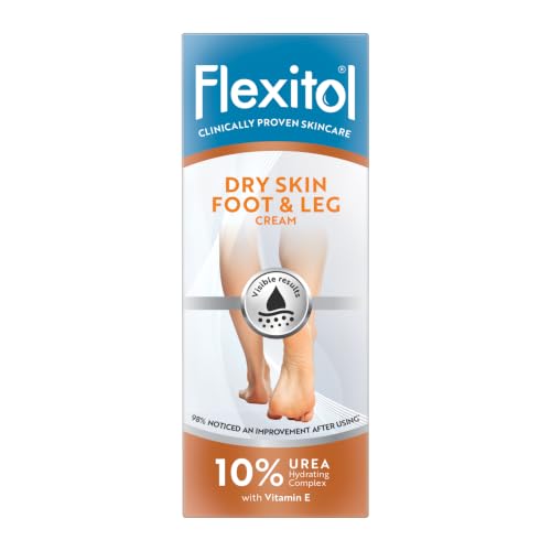 Flexitol Dry Skin Foot & Leg Moisturising Cream with 10% Urea, 485g