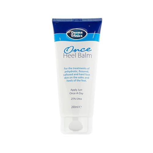 Dermatonics Once Heel Balm | Long-lasting Relief for Rough, Dry & Callused Feet | Paraben-free, Clinically Proven, Suitable for Diabetics | Visible Results in 1 Day | 200 ml