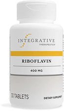 Integrative Therapeutics Riboflavin - Cellular Energy and Red Blood Cell Production Support* - Vitamin B2 Supplement - High Potency - 30 400 mg Tablets
