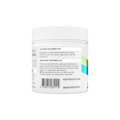 Naughty Boy Micronised Creatine Monohydrate Powder, 100% Pure 200 Mesh Creatine, Unflavoured, 150g, 50 Servings