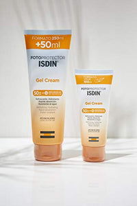 ISDIN Fotoprotector Gel Cream SPF 50 (100ml), Refreshing and hydrating Sun Cream, Rapid Absorption, Water Resistant