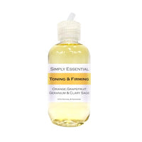 Simply Essential Toning and Firming Massage Oil with Orange, Grapefruit, Geranium & Clary Sage 100ml