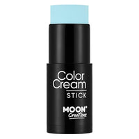 Moon Creations Face Paint Stick (Sky Blue 21g) Non-toxic Cream Body Paint, Full-coverage Face Body Paint Makeup Stick Halloween SFX Cosplay | Professional Face Paint Makeup for Adults, Kids