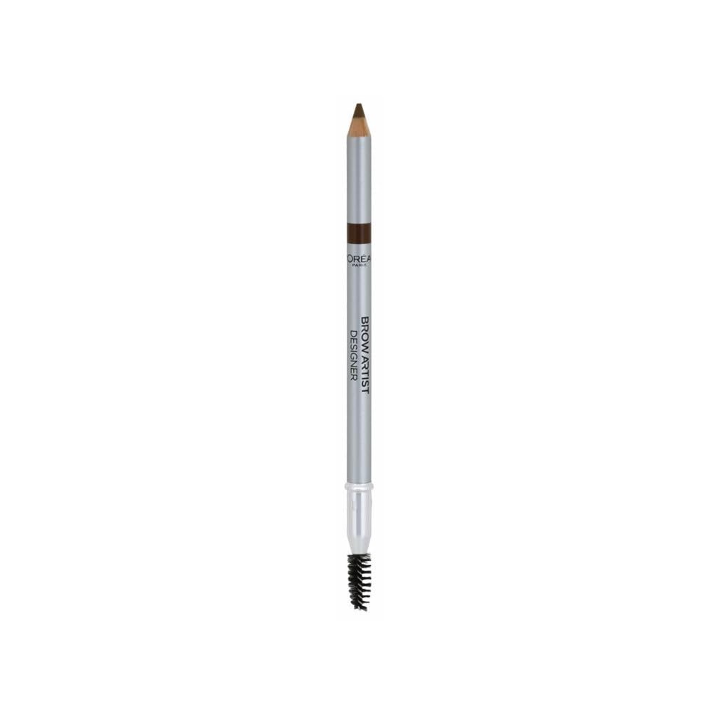 L'Oreal Brow Artist Designer Eyebrow Pencil with Brush - 302, Light Brunette, 0.021 kg
