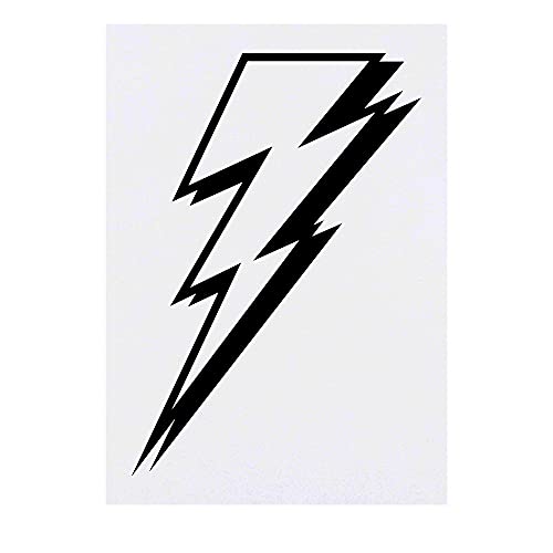 Azeeda Large 'Lightning Bolt' Temporary Tattoo (TO00042218)