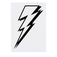 Azeeda Large 'Lightning Bolt' Temporary Tattoo (TO00042218)