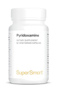SUPERSMART Pyridoxamine - Natural Form of Vitamin B6 - Powerful Inhibitor of Glycation and Ages/ALEs - Vegan - Gluten-Free - SuperSmart