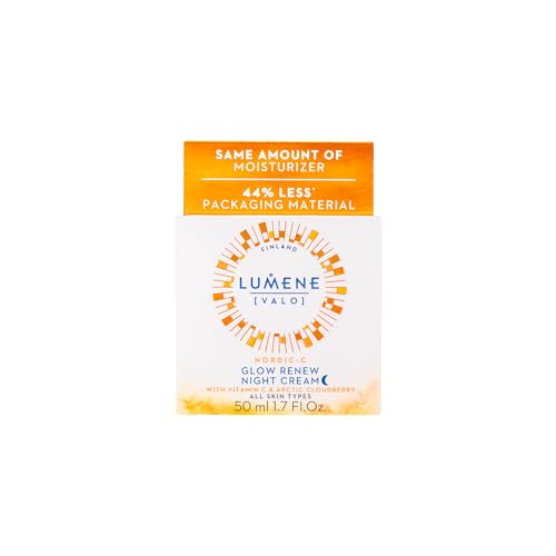 LUMENE Nordic-C [VALO] Glow Renew Night Cream with Vitamin C, Vegan 50 ml
