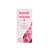 HealthAid Vitamin E 100% Pure Oil – Natural Antioxidant Skin Care Oil for Moisturising, Nourishing & Skin Repair, Hydration - Scar & Stretch Mark Care - 50ml