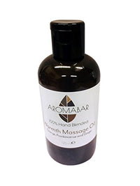 Aromabar Winter Warmer Massage Oil Gift Set (3 x 125ml) Warmth (Sweet Orange, Frankincense & Ginger), Heat (Rosemary, Lemon & Ginger) and Spice (Sweet Orange. Ginger & Black Pepper)