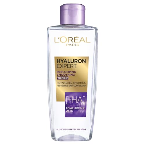 L'Oreal Paris Toner, Hyaluron Expert Replumping Face Toner, 200ml