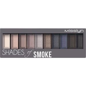 Misslyn Eyeshadow Palette 10 x 0,8g - Colour : Shades of Smoke