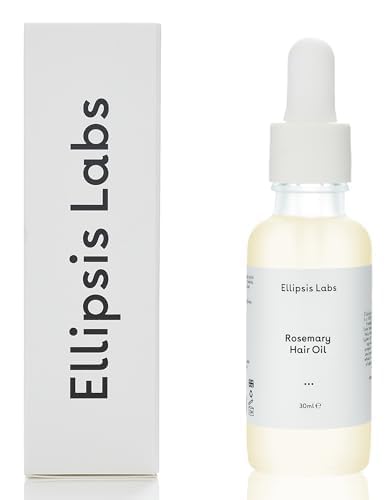 Rosemary and Mint Hair Oil by Ellipsis Labs – Vegan-Friendly Growth-Boosting Oil with Essential Oils for Hair Nourishment, Strengthening, Soothing, and Thicker, Healthier Hair, 30ml
