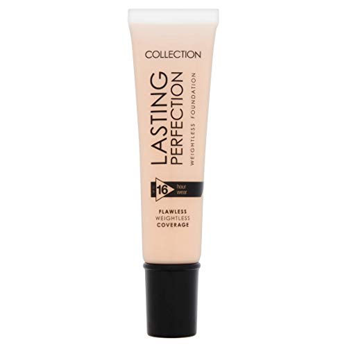 Collection Cosmetics Lasting Perfection, Weightless Matte Foundation, Waterproof and Transfer-proof, 30ml, Warm Beige