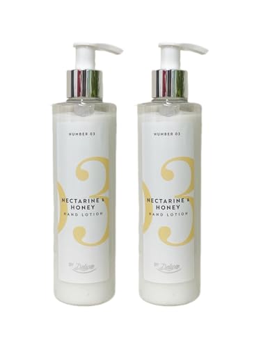 Generic Lidl By Deluxe - Number 03 - Nectarine & Honey Hand Lotion | 250mL×2 [TWIN PACK]