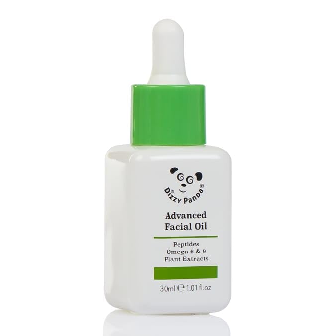 Dizzy Panda DIZZY PANDA Advanced Facial Oil with Peptides, Omega 6 & 9, and Plant Extracts – Hydrating & Firming Face Oil – 30ml