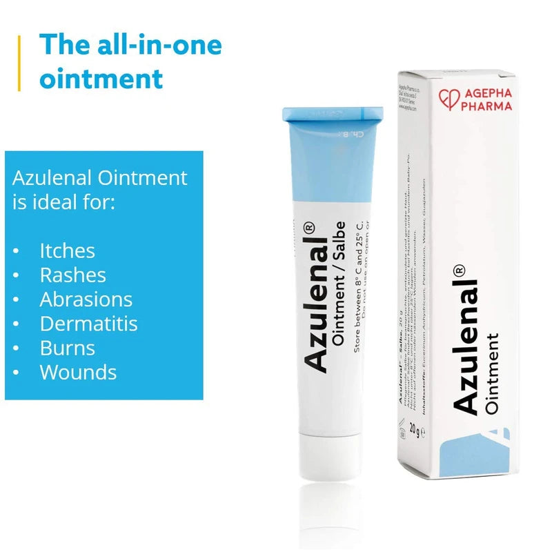 Azulenal Ointment with Guaiazulene, 20g (0.7oz), Pack of 1