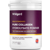 Wellgard Pure Collagen Powder, 14.1 ounce, Gold Standard Bovine Collagen Peptides Powder, High Levels of The 8 Essential Amino Acids, Made in UK