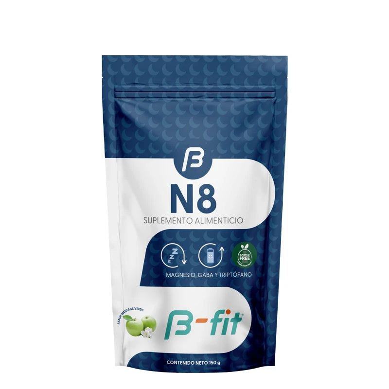 B-Fit | N8 Natural Nootropics | 150g | Powdered food supplement | Without erythritol | 30 servings | With magnesium, gaba and tryptophan