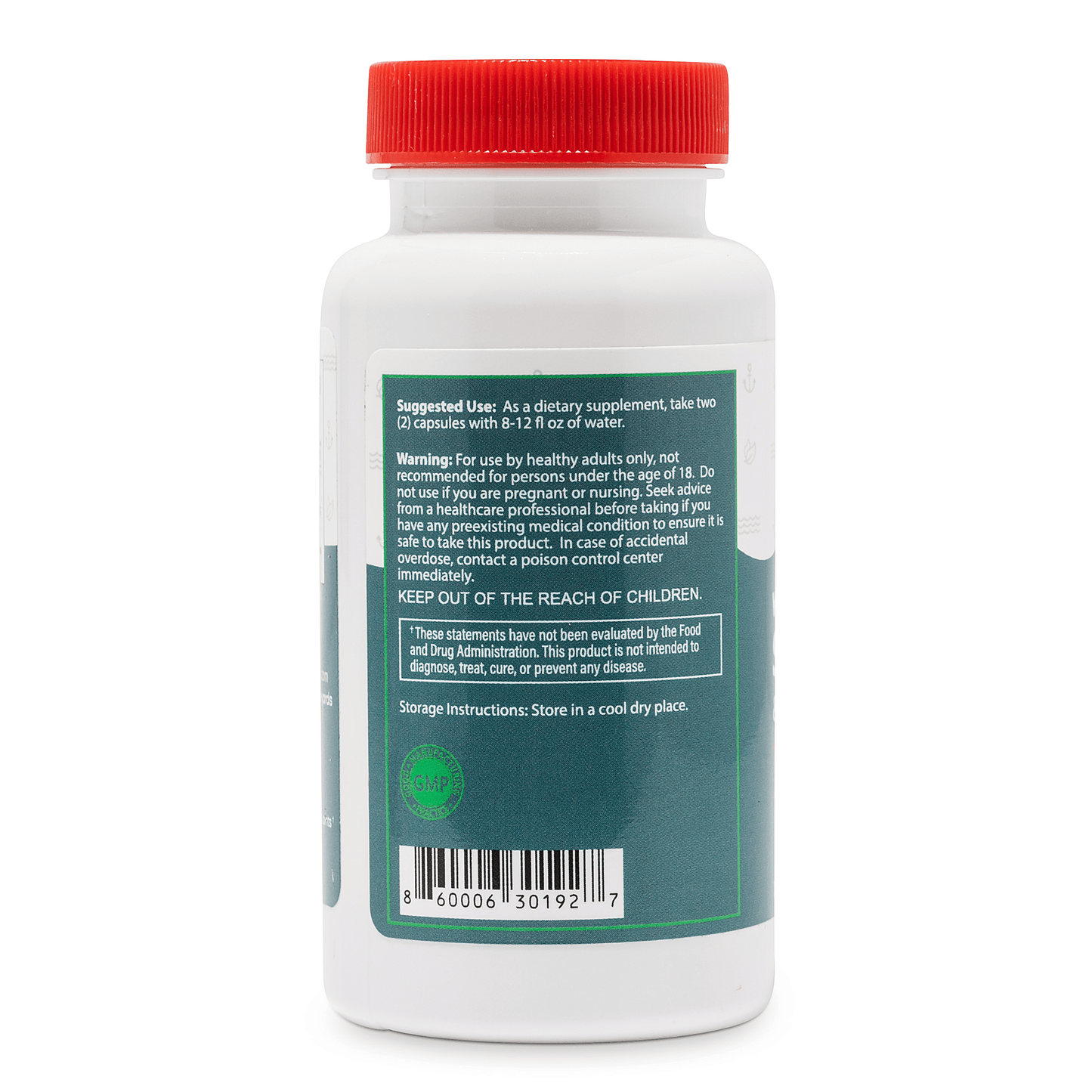 Organic Sea Moss & Beet Root Capsules - 60 Count