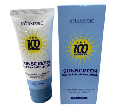 ISBEAUSOLS SPF 100 Sunscreen - Factor 100 Sun Cream- UVB/UVA Protetion Face Sunscreen- Spf Face Moisturiser anti Wrinkle Prevent Sunburn&Taning - Face Cream With Spf Containing Probiotics To Protect - 60G