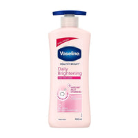 Vaseline Healthy Bright, Daily Brightening Daily Moisturizer, 400 ml, for Glowing Skin, with Vitamin B3, Visibly Radiant Skin in 2 Weeks, Lightweight, Non-sticky, Non-Oily Body Lotion, for Dry Skin