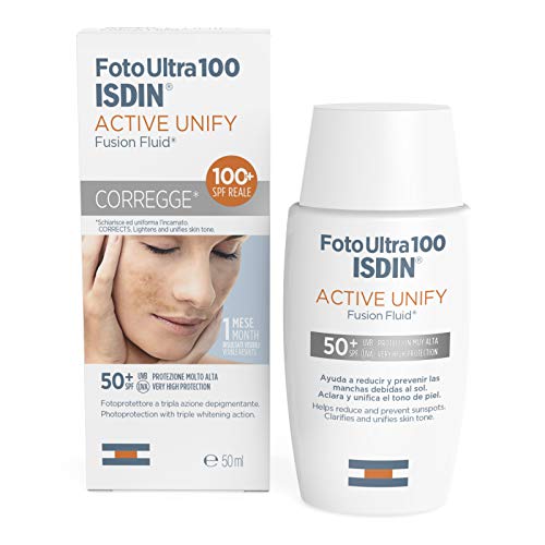 ISDIN Fotoultra Active Unify Fusion Fluid SPF100+ Viso 50 ml