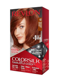 REVLON TINTE COLORSILK 42 MED AUBURN