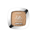 L'Oreal Paris L'Oréal Paris Powder Foundation, Super-Blendable, With Hyaluronic Acid, Light Texture for a Flawless Finish, True Match Perfecting Powder, Buildable Coverage, W3