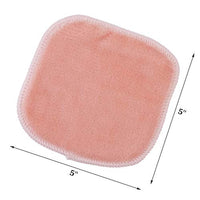 POLYTE Polyte Premium Hypoallergenic Chemical Free Microfibre Fleece Makeup Remover and Facial Cleansing Cloth (13x13 cm, 10 Pink Cloths)