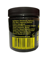 Murrays Black Beeswax 3.5 oz. Jar (Pack of 3)