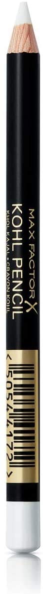 Max Factor Kohl Kajal Liner Automatic Pencil - 010 White For Women 0.01 Oz Eyeliner, Pack of 1