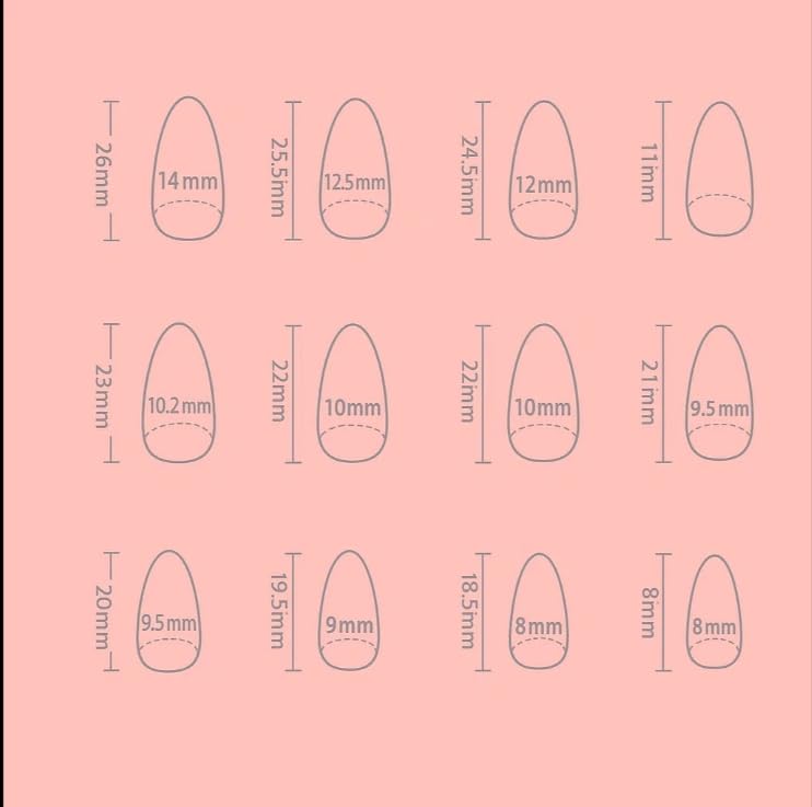Generic 24Pcs Stiletto Press on Nails Long Almond Gold Lined Elegant & Chic Shiny with Accessory Tools, French Tip False Nails Fake Stick on False for Home Use (Stiletto Gold Shiny)