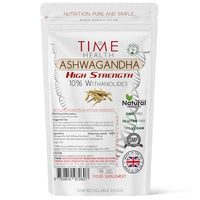 Ashwagandha - 10% Withanolides - HIGH Strength - Maximum Benefits - UK Manufactured - Zero Additives - Pullulan (60 Capsules)
