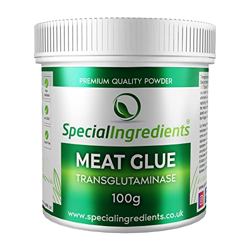 SPECIAL INGREDIENTS Special Ingredients Meat Glue/Transglutaminase 100g Premium Quality, Non-GMO, Gluten Free, Non-irradiated – Recyclable Container