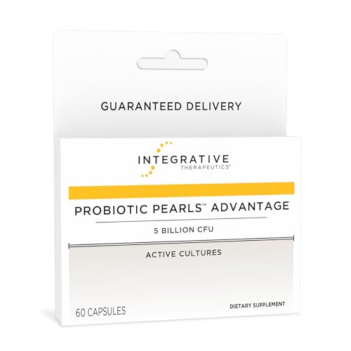 Integrative Therapeutics Probiotic Pearls Advantage - Gut Health Support* - Daily Digestive Support with Lactobacilli & Bifidobacteria* - Non-Refrigerated - True Delivery Technology - 60 Capsules