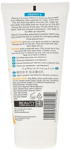 Beauty Formulas Vitamin E Facial Wash