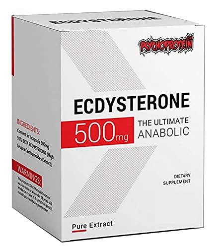 SupaMale Ecdysterone 500mg Capsules Supplement Extract - Ultimate Natural Anabolic (Cyanotis Arachnoidea) 64 Capsules (2-Month Supply)