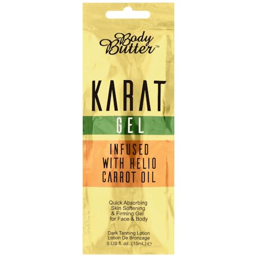 BODY BUTTER Body Butter Karat Gel Accelerator Tanning Lotion - Infused with Helio Carrot Oil (15ml)
