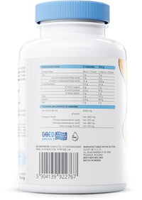 Osavi Omega-3 Extra Molecularly Distilled, 1300mg (Lemon) - 120 softgels