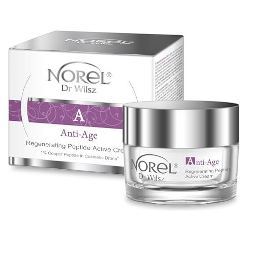 Norel Anti-Age Active Regenerating Peptide Cream with 1% Cooper Peptide in Cosmetic Drone 50ml