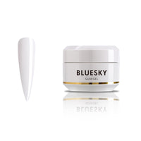 BLUESKY Bluesky Gum Gel 15 ml, White, Poly Gel Builder Colours For Poly Gel Nail Kit, Quick Nail Extensions (Requires Curing Under LED UV Lamp)