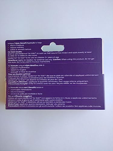 Mederma for Kids – Scar Care Cream – Goes on Purple, Rubs in Clear – Kid-Friendly Scent - 20 ml (Pack of 1)
