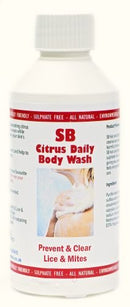 TahoeBay SB Body Wash 250ml Prevent & Clear Lice & Mites