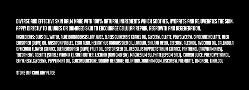 Natural Skin Balm with Shilajit, 50ml, Healing and Rejuvenating Formula for Damaged Skin